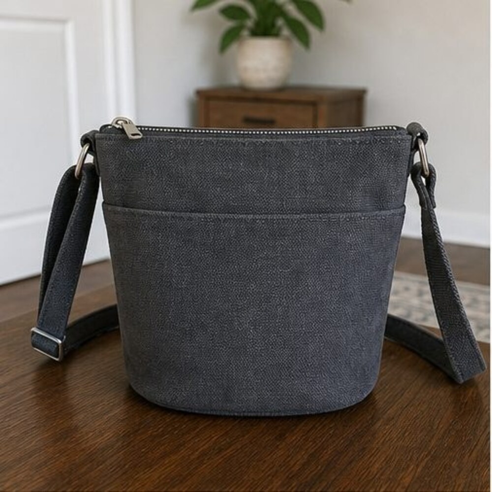 Sage Woven Crossbody Bag